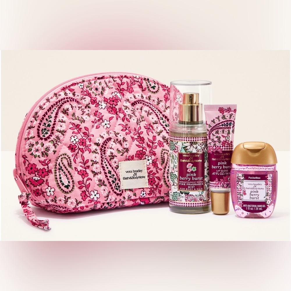 Vera Bradley x Bath and Body Works Collab Bundle - Pink Paisley